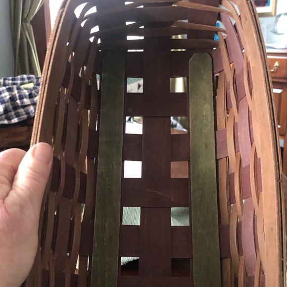 Longaberger Harvest Weave Bread Basket/ liner/plastic protector - Picture 11 of 13